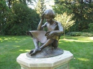 Sundial, Boy with Spider – Indianapolis, Indiana, USA