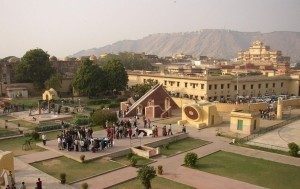 Capel's visit to the Jantar Mantar Royal Observatory, Jaipur Border Sundials