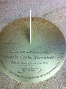 National Garden Scheme Sundials Border Sundials