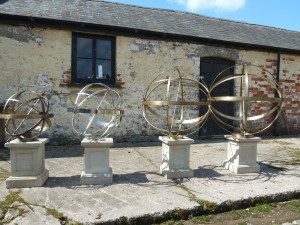 Getting ready for Chelsea Border Sundials