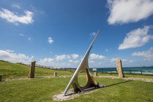 Perranporth-gnomon-300x200 Perranporth Sundial, Cornwall
