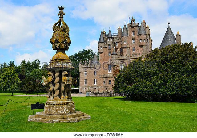 November’s sundial of the month is at Glamis Castle, Forfarshire in Scotland. Border Sundials