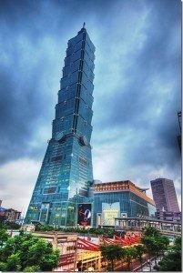 Taipei 101 – The Biggest Sundial, Taipei City, Taiwan Border Sundials