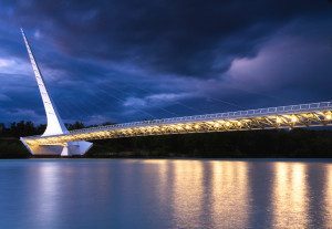 Sundial Bridge in Redding California Border Sundials