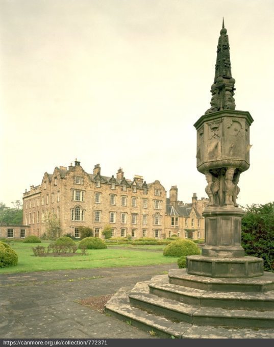 canmore_image_SC00772371-537x680 Sundial at Newbattle, Scotland