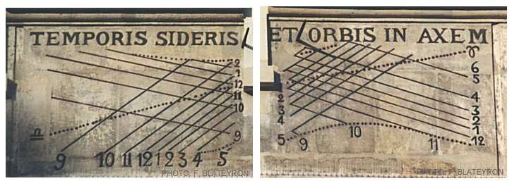 Dials of Lycée - Louis-le-Grand, Paris, France Border Sundials