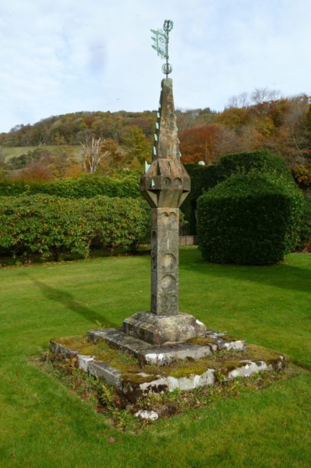 Sundial at Kelburn Castle Near Fairlie Border Sundials