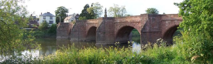 Sundial on Wilton Bridge, Ross-on-Wye, Herefordshire Border Sundials