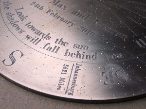 The perfect wedding gift Border Sundials