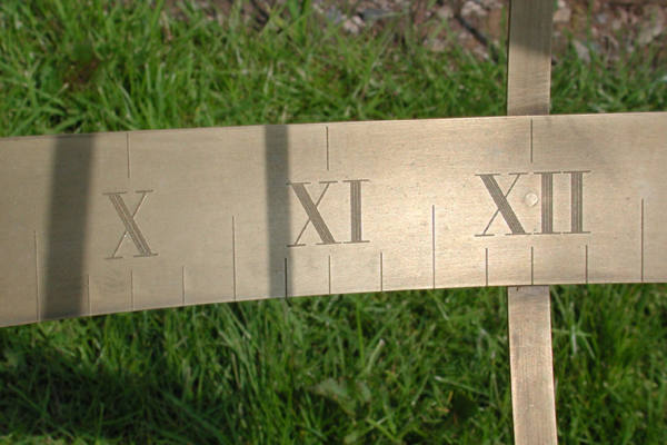 Brass Border Sundials