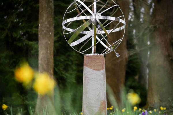 Stainless-Steel-Armillary-with-daffodils-and-crocus-scaled-600x400 Stainless Steel