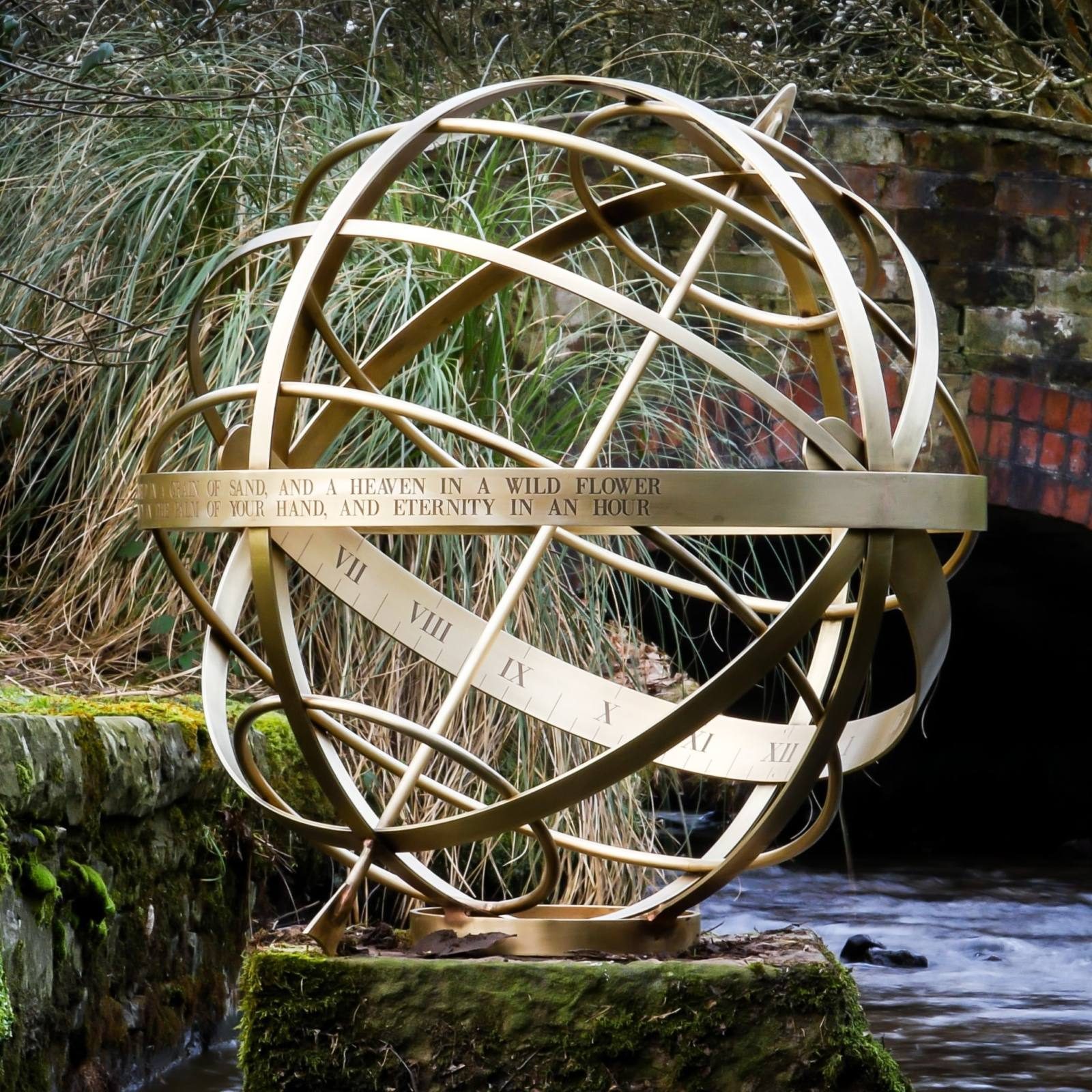 Brass-button Armillary Spheres